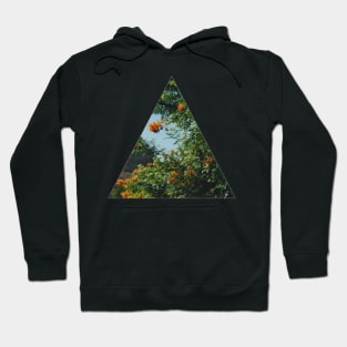 Tropical Floral Triangle Hoodie